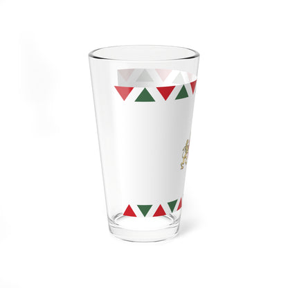 Flag of Budapest 2011- (Hungary) Pint Glass 16oz