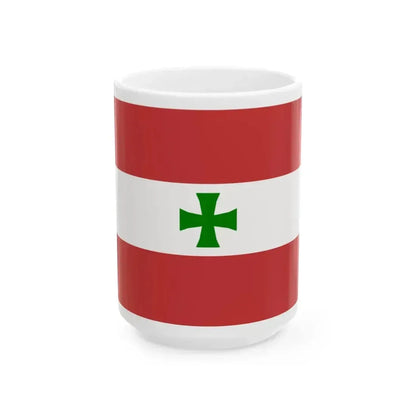 1844 do 1848 zastava Crne Gore (Montenegro) White Coffee Mug 15oz - Go Mug Yourself