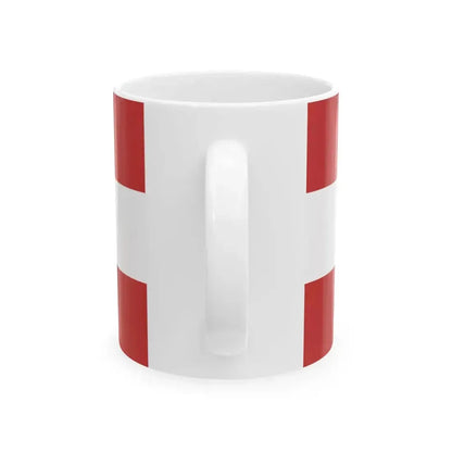 1844 do 1848 zastava Crne Gore (Montenegro) White Coffee Mug - Go Mug Yourself