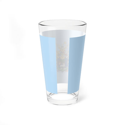 Flag of Debrecen 1989-2001 (Hungary) Pint Glass 16oz