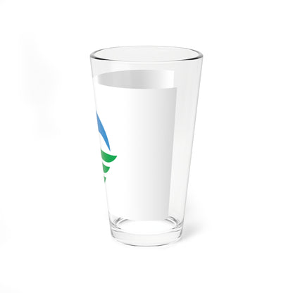 Flag of Mitoyo Kagawa (Japan) Pint Glass 16oz