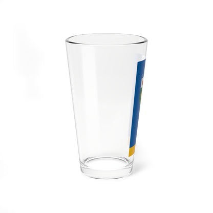 Flag of Zalameggyes (Hungary) Pint Glass 16oz