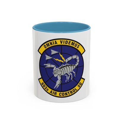 603d Air Control Squadron (U.S. Air Force) Accent Coffee Mug