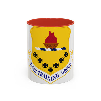 517 Training Group AETC (U.S. Air Force) Accent Coffee Mug