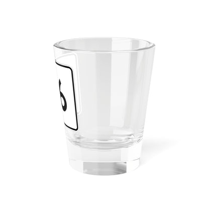 MA Route 116 (Massachusetts) (Road Sign) Shot Glass 1.5oz