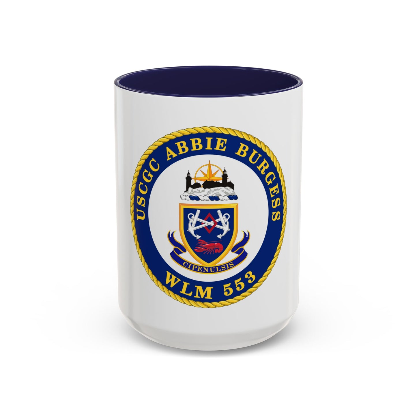 USCGC Abbie Burgess WLM 553 (U.S. Coast Guard) Accent Coffee Mug