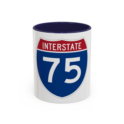 Interstate 75 (U.S. Highways) Accent Coffee Mug