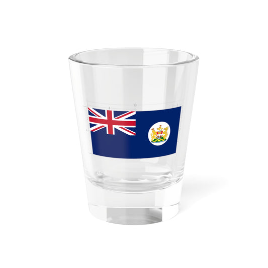 Flag of Hong Kong 1959 Construction (China) Shot Glass 1.5oz