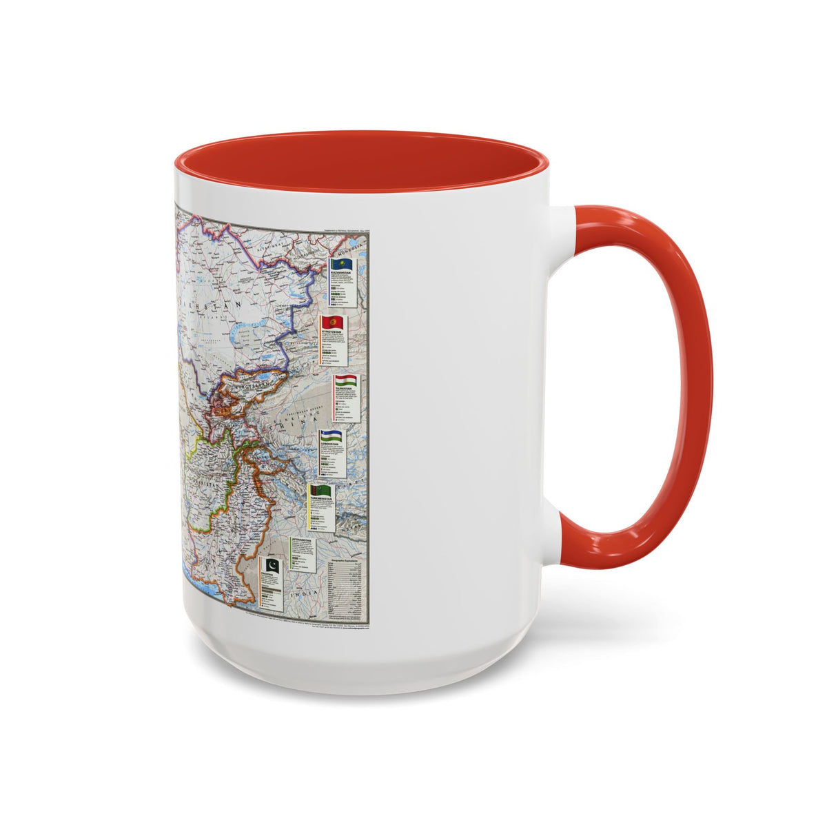 Caspian Region- Promise and Peril (1999) (Map) Accent Coffee Mug