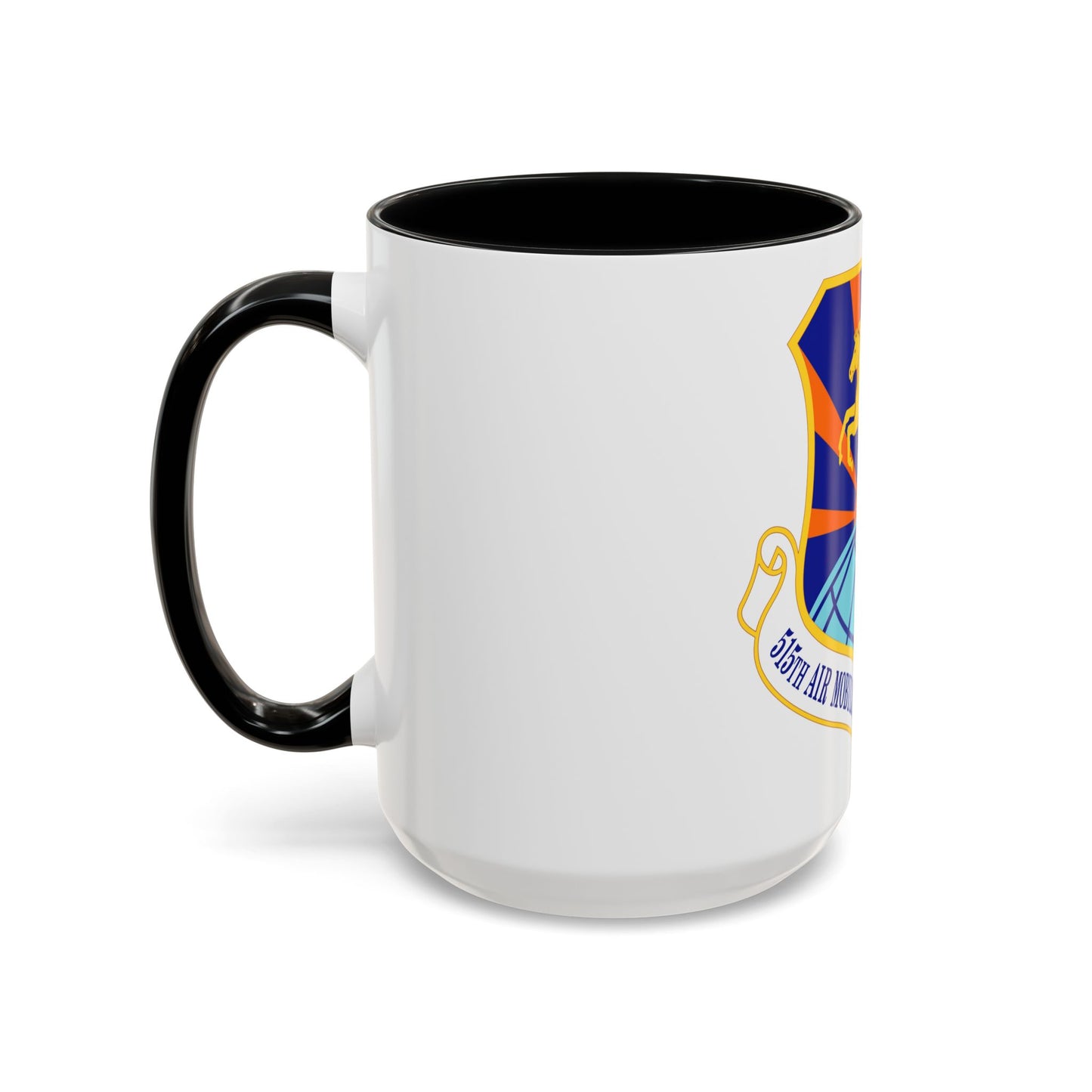 515 Air Mobility Operations Wing AMC (U.S. Air Force) Accent Coffee Mug