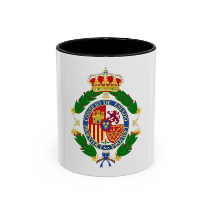 Coat of Arms of the Spanish Council of State - Accent Coffee Mug