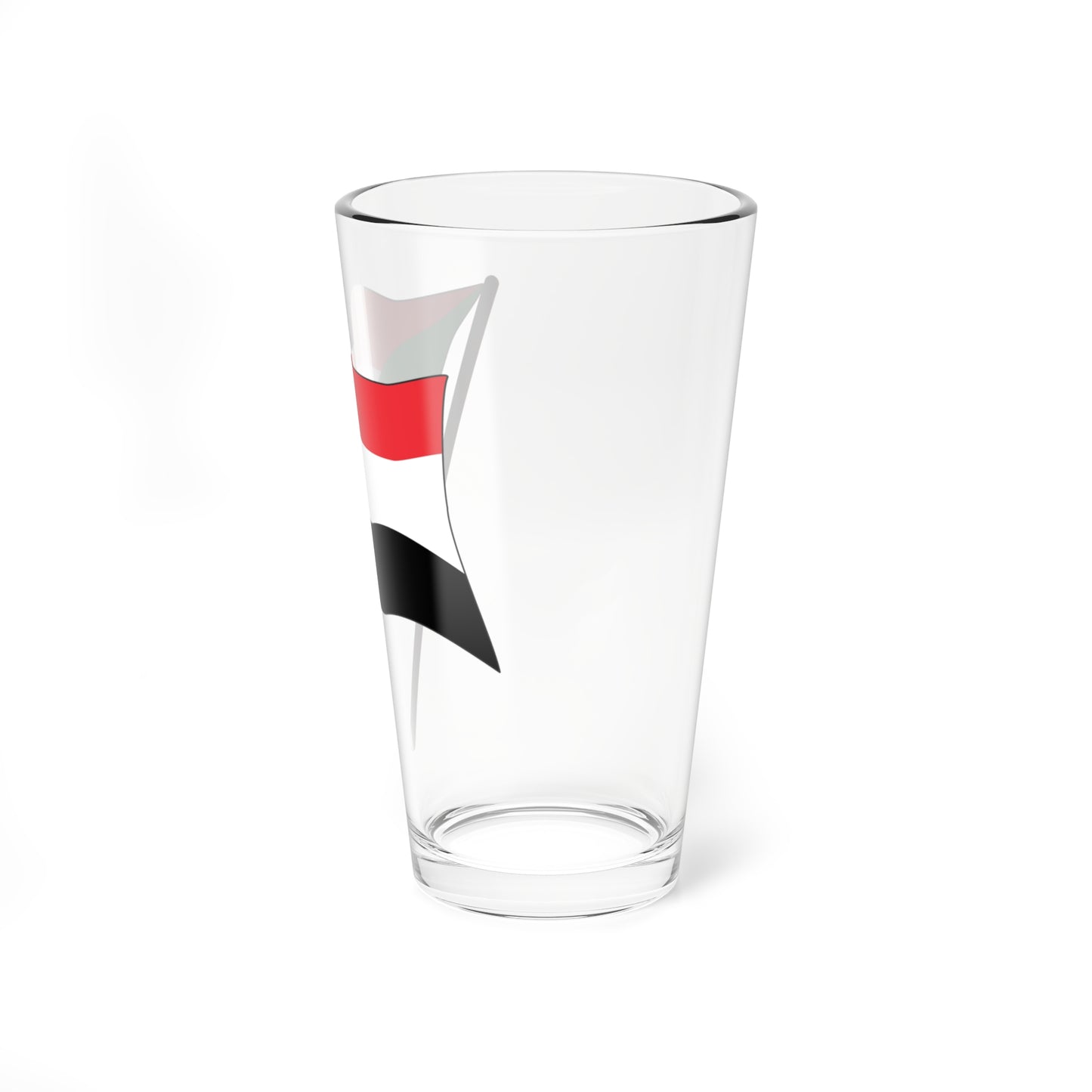 Sudan Waving Flag Icon (Sudan) Pint Glass 16oz