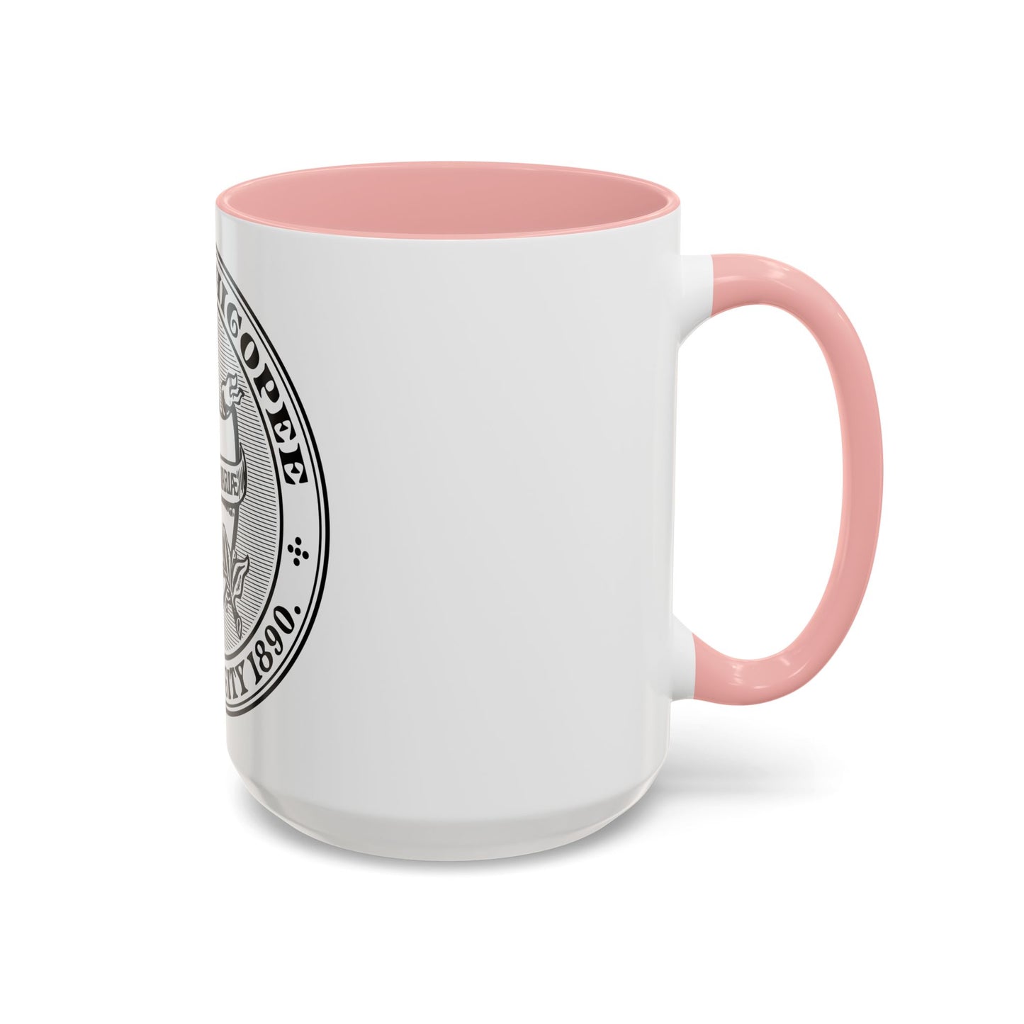 Seal of Chicopee Massachusetts - Accent Coffee Mug