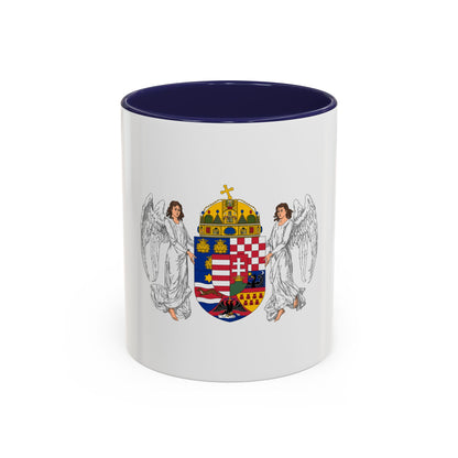 Coat of arms of the Lands of the Holy Hungarian Crown (1896-1915) - Accent Coffee Mug