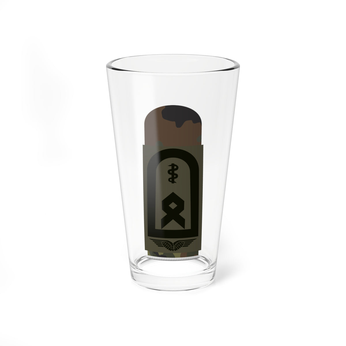 LA OS5 33a Oberfähnrich SanOA HMx L (Military Rank) Pint Glass 16oz