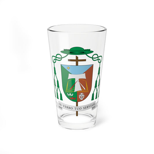Escudo de Janusz Marian Danecki (Spain) (Coat of Arms) Pint Glass 16oz