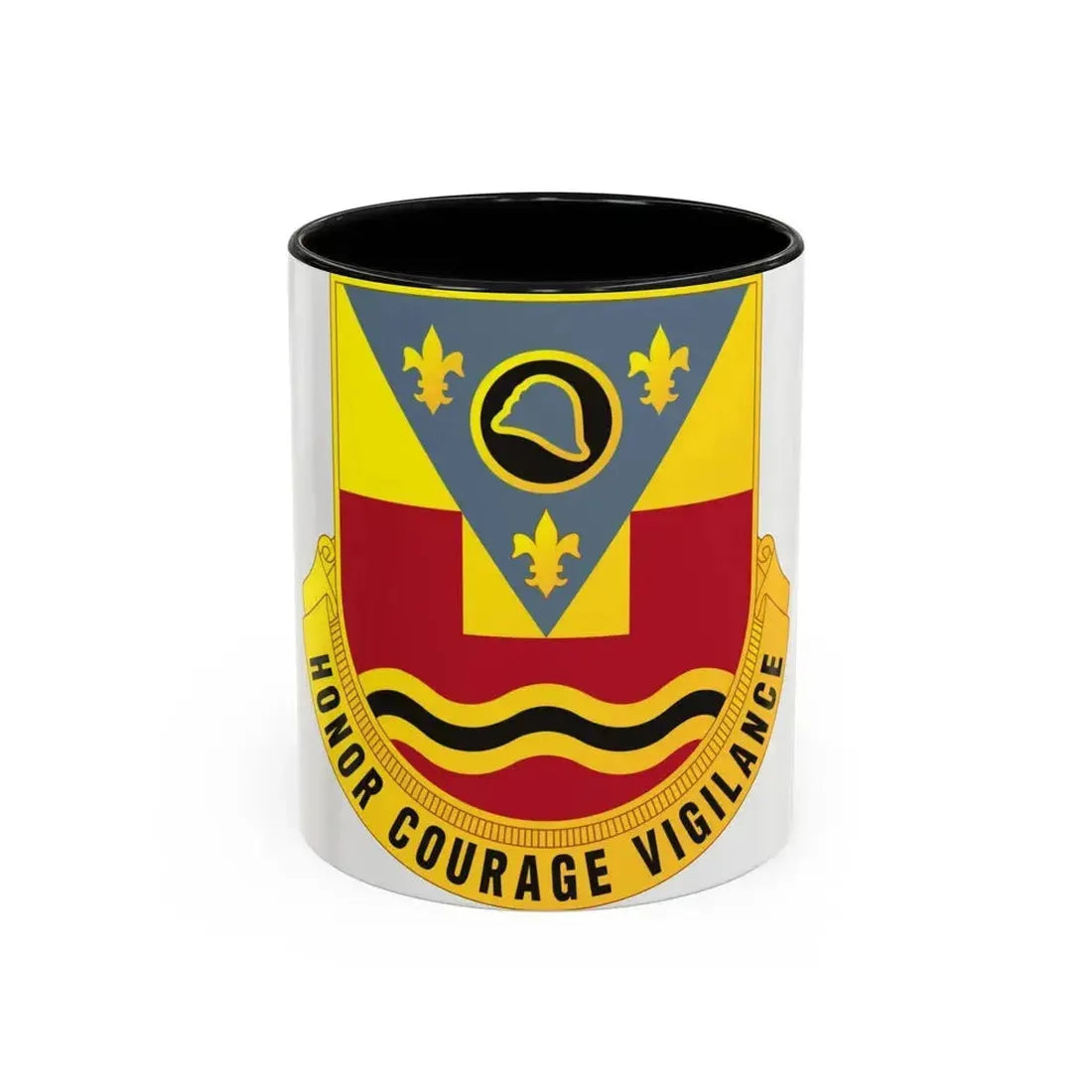 184th Artillery Regiment (U.S. Army) Accent Coffee Mug 11oz Black - Go Mug Yourself