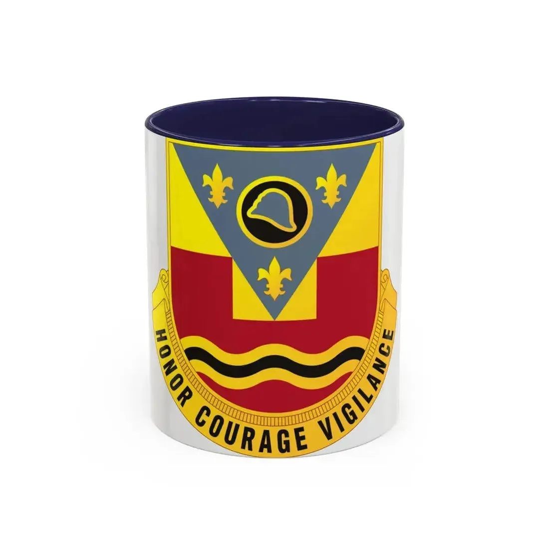 184th Artillery Regiment (U.S. Army) Accent Coffee Mug 11oz Navy - Go Mug Yourself