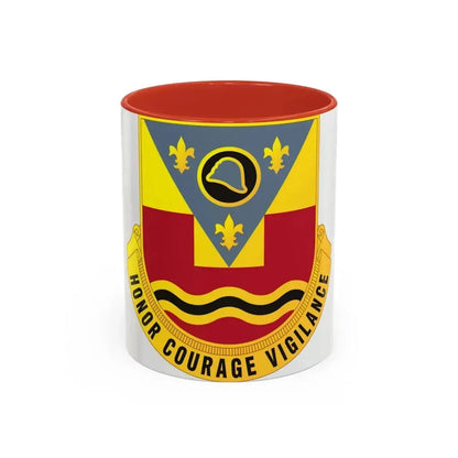 184th Artillery Regiment (U.S. Army) Accent Coffee Mug 11oz Red - Go Mug Yourself