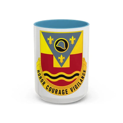 184th Artillery Regiment (U.S. Army) Accent Coffee Mug 15oz Light Blue - Go Mug Yourself