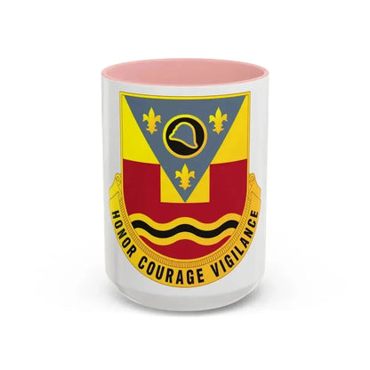 184th Artillery Regiment (U.S. Army) Accent Coffee Mug 15oz Pink - Go Mug Yourself