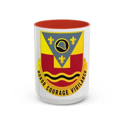 184th Artillery Regiment (U.S. Army) Accent Coffee Mug 15oz Red - Go Mug Yourself