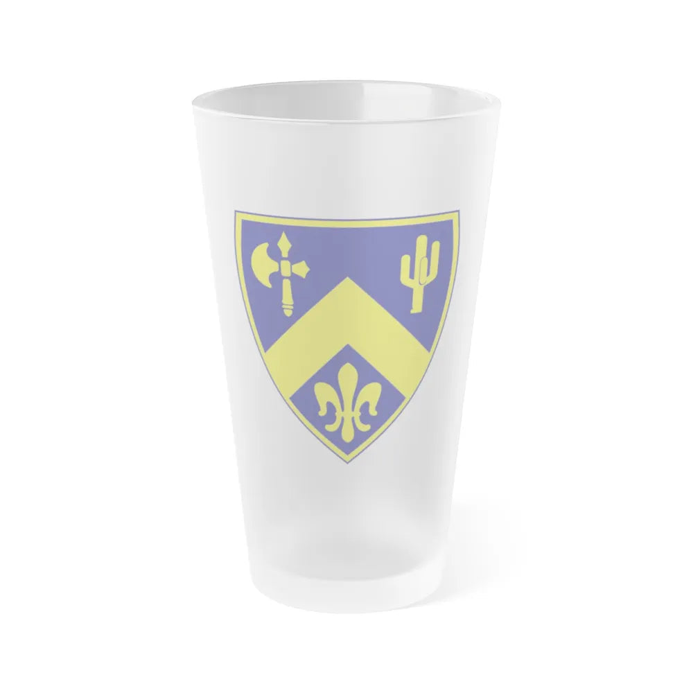 184th Infantry Regiment (U.S. Army) Frosted Pint Glass 16oz-Go Mug Yourself