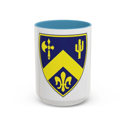 184th Infantry Regiment (U.S. Army) Accent Coffee Mug 15oz Light Blue - Go Mug Yourself