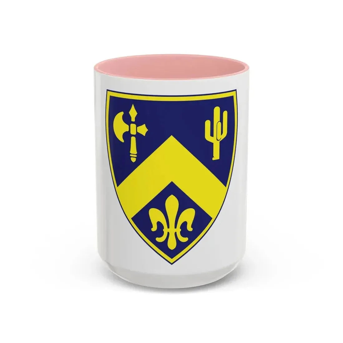 184th Infantry Regiment (U.S. Army) Accent Coffee Mug 15oz Pink - Go Mug Yourself