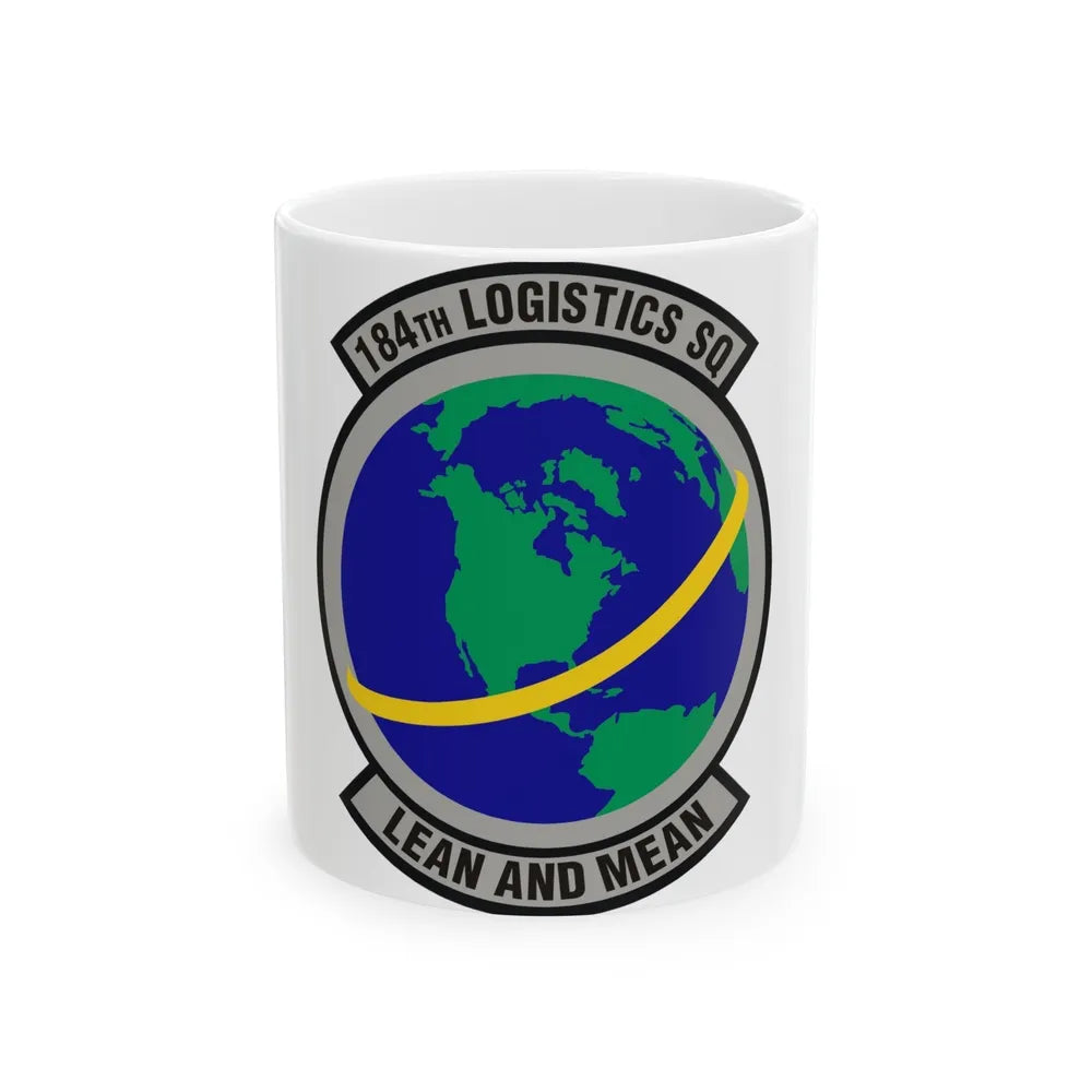 184th Logistics Squadron (U.S. Air Force) White Coffee Mug-11oz-Go Mug Yourself