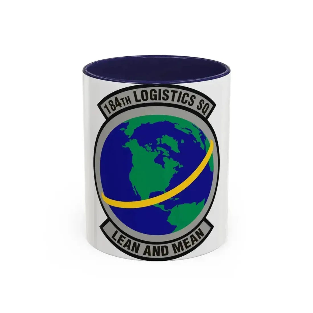 184th Logistics Squadron (U.S. Air Force) Accent Coffee Mug 11oz Navy - Go Mug Yourself