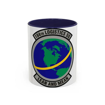184th Logistics Squadron (U.S. Air Force) Accent Coffee Mug 11oz Navy - Go Mug Yourself