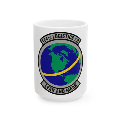 184th Logistics Squadron (U.S. Air Force) White Coffee Mug 15oz - Go Mug Yourself