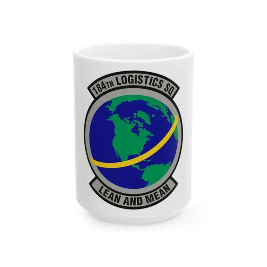 184th Logistics Squadron (U.S. Air Force) White Coffee Mug 15oz - Go Mug Yourself