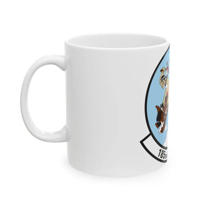 185 Airlift Squadron (U.S. Air Force) White Coffee Mug-Go Mug Yourself