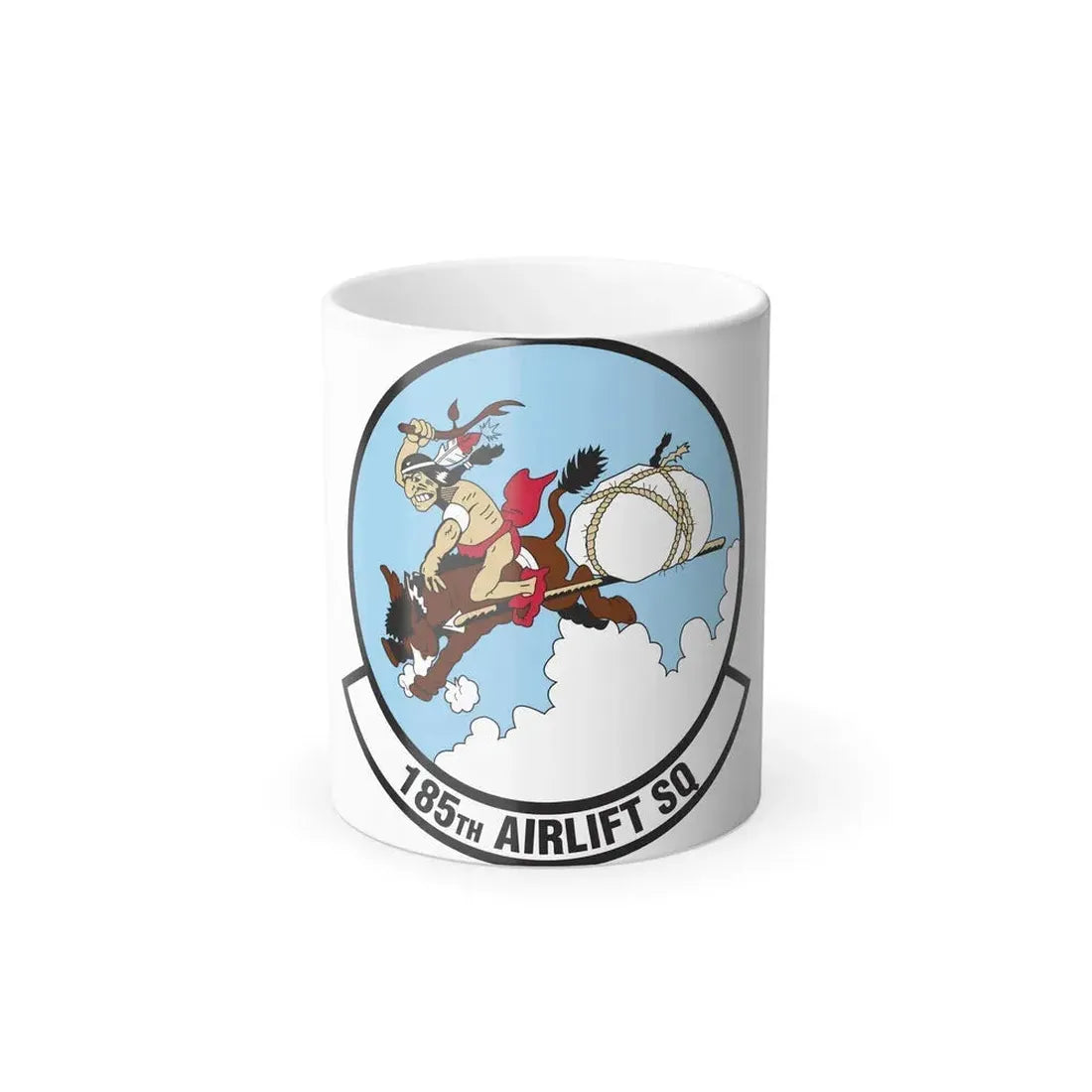 185 Airlift Squadron (U.S. Air Force) Color Changing Coffee Mug 11oz - Go Mug Yourself