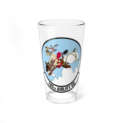 185 Airlift Squadron (U.S. Air Force) Pint Glass 16oz 16oz - Go Mug Yourself