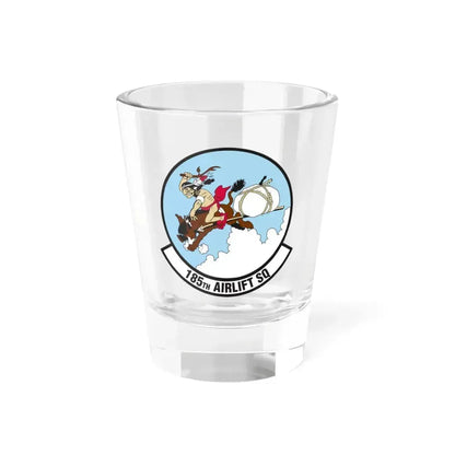 185 Airlift Squadron (U.S. Air Force) Shot Glass 1.5oz 1.5oz - Go Mug Yourself