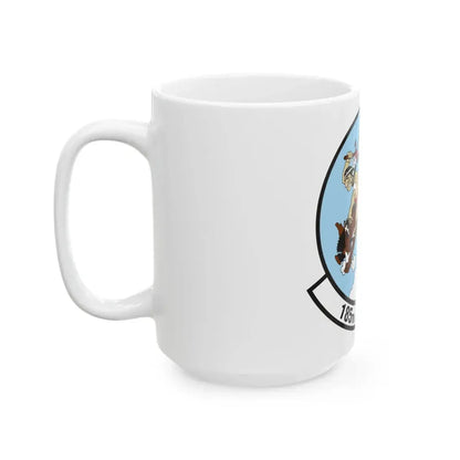 185 Airlift Squadron (U.S. Air Force) White Coffee Mug - Go Mug Yourself