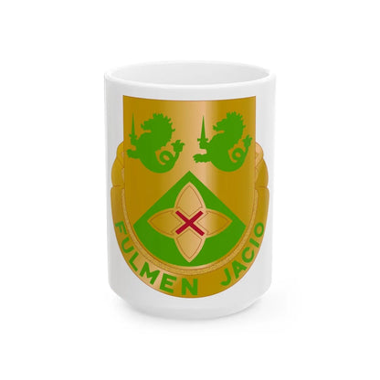 185 Armor Regiment (U.S. Army) White Coffee Mug-15oz-Go Mug Yourself