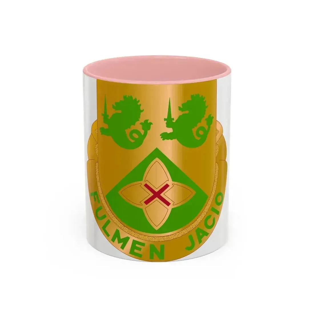 185 Armor Regiment (U.S. Army) Accent Coffee Mug 11oz Pink - Go Mug Yourself