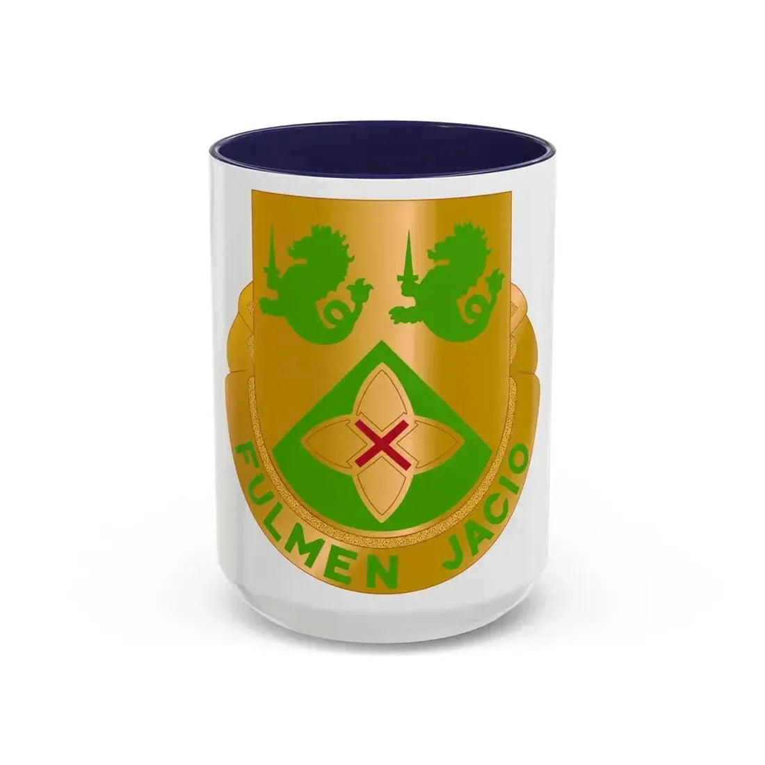 185 Armor Regiment (U.S. Army) Accent Coffee Mug 15oz Navy - Go Mug Yourself
