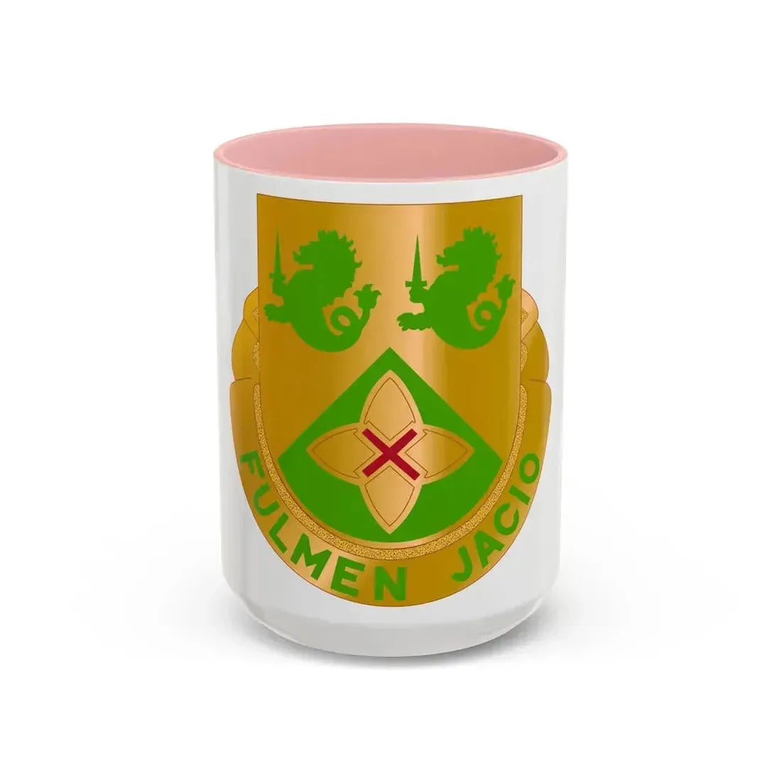 185 Armor Regiment (U.S. Army) Accent Coffee Mug 15oz Pink - Go Mug Yourself
