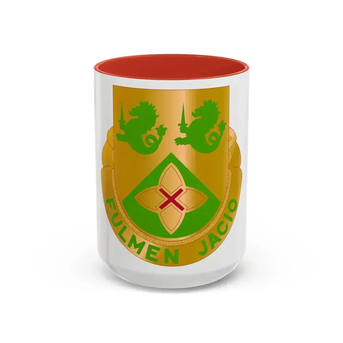 185 Armor Regiment (U.S. Army) Accent Coffee Mug 15oz Red - Go Mug Yourself