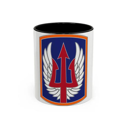 185 Aviation Brigade (U.S. Army) Accent Coffee Mug 11oz Black - Go Mug Yourself