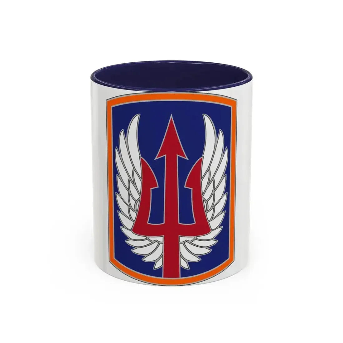 185 Aviation Brigade (U.S. Army) Accent Coffee Mug 11oz Navy - Go Mug Yourself