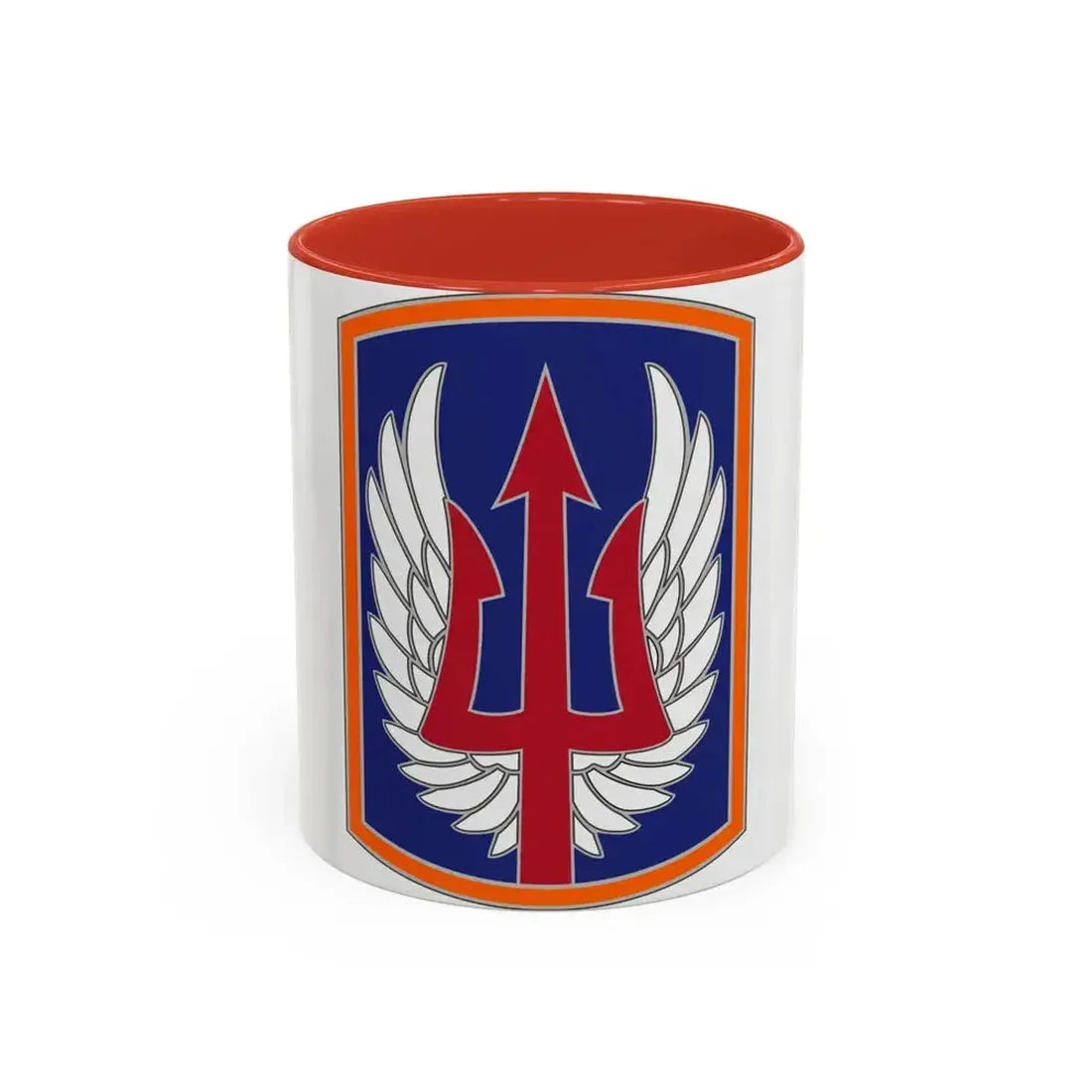 185 Aviation Brigade (U.S. Army) Accent Coffee Mug 11oz Red - Go Mug Yourself