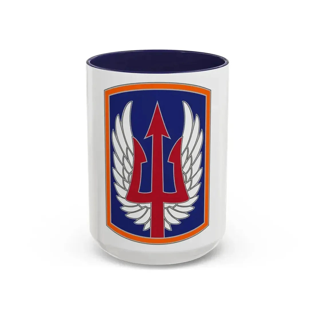 185 Aviation Brigade (U.S. Army) Accent Coffee Mug 15oz Navy - Go Mug Yourself