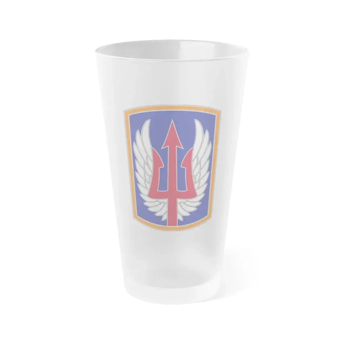 185 Aviation Brigade (U.S. Army) Frosted Pint Glass 16oz Default Title - Go Mug Yourself