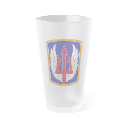 185 Aviation Brigade (U.S. Army) Frosted Pint Glass 16oz Default Title - Go Mug Yourself